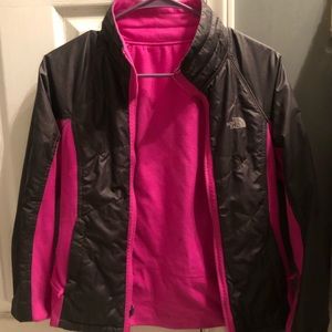 North Face Girls Reversible Jacket